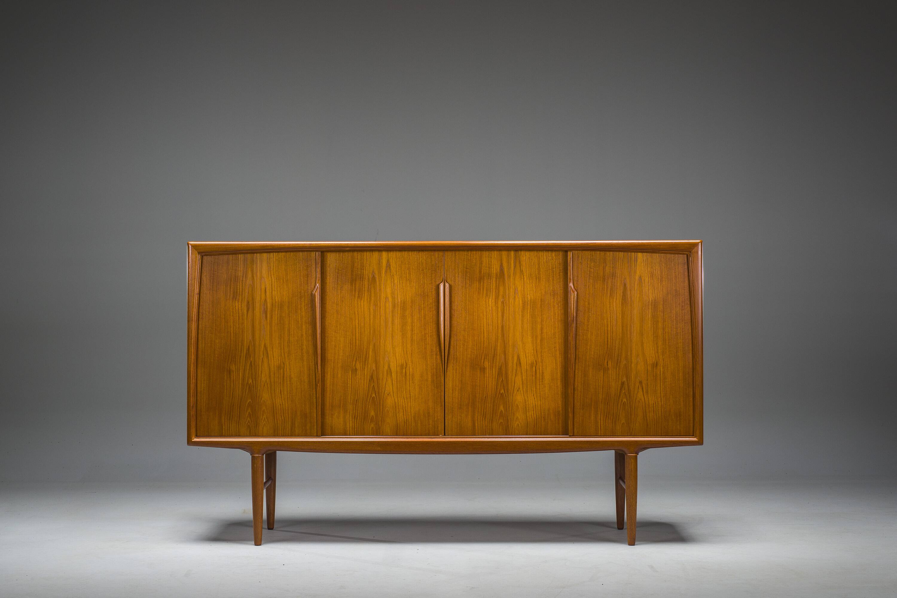 Highboard Cabinet attributed to Axel Christensen for Aco Møbler, 1960s