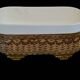 Antique Napoleon III porcelain centerpiece planter