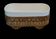 Antique Napoleon III porcelain centerpiece planter
