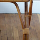 Rattan and bamboo 70's bedside