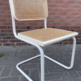 Cesca dining room chair designed by Marcel Breuer