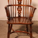 Pair of English Windsor Armchairs