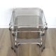 Vintage nesting tables  set of 3  coffee tables mid-century modern 1980s