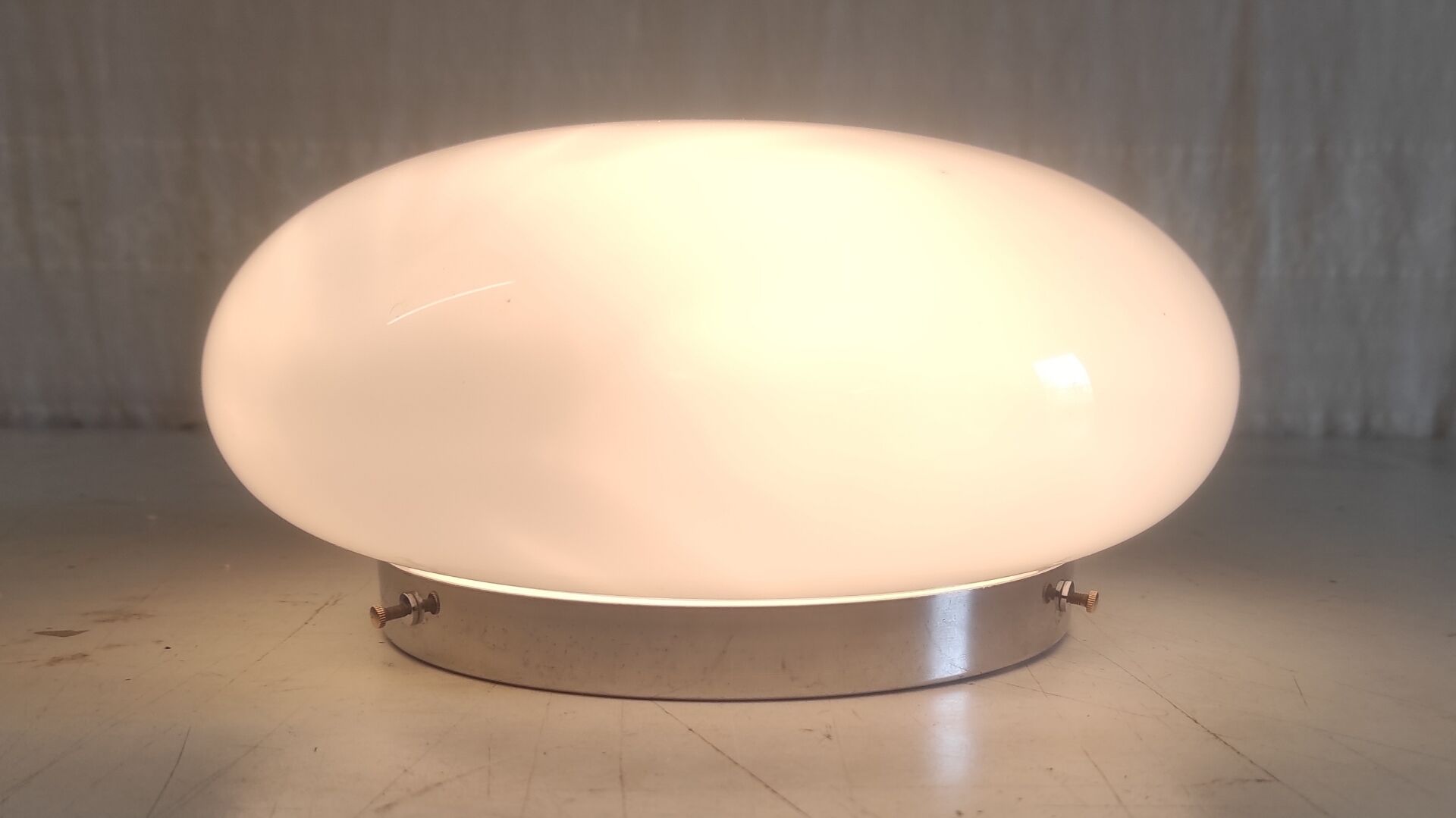Ceiling light or opaline globe wall light - mid 20th century.