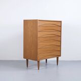 Niels Clausen teak chest of drawers 1960s niels clausen mobler odense
