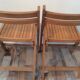 Paires de chaises pliantes vintage