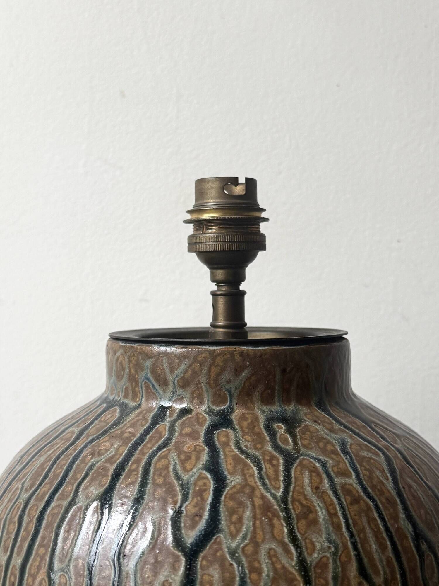Art Deco ceramic table lamp, 1940.