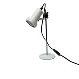 Lampe de bureau blanche, années 1970