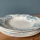 Set of 4 hollow plates Terre de Fer model "Derby" Choisy Le Roi