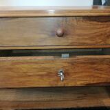 Louis Philippe 19th-century walnut desk Louis Philippe