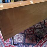 Vintage formica sideboard with sliding doors