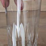 Broc a eau et verre en cristal de baccarat modele piccadilly