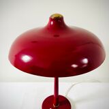 VEB Leuchtenbau - Lutz Rudolph - Glossy Red mushroom Desk lamp