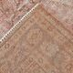 Tapis Oushak Rose Vintage, Tapis Turc Vieilli, 171x267 Cm