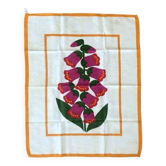 Large vintage tea towel