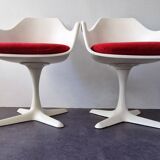 Tulip Swivel Armchairs by Maurice Burke for Arkana, England, 1960s, Set of 2