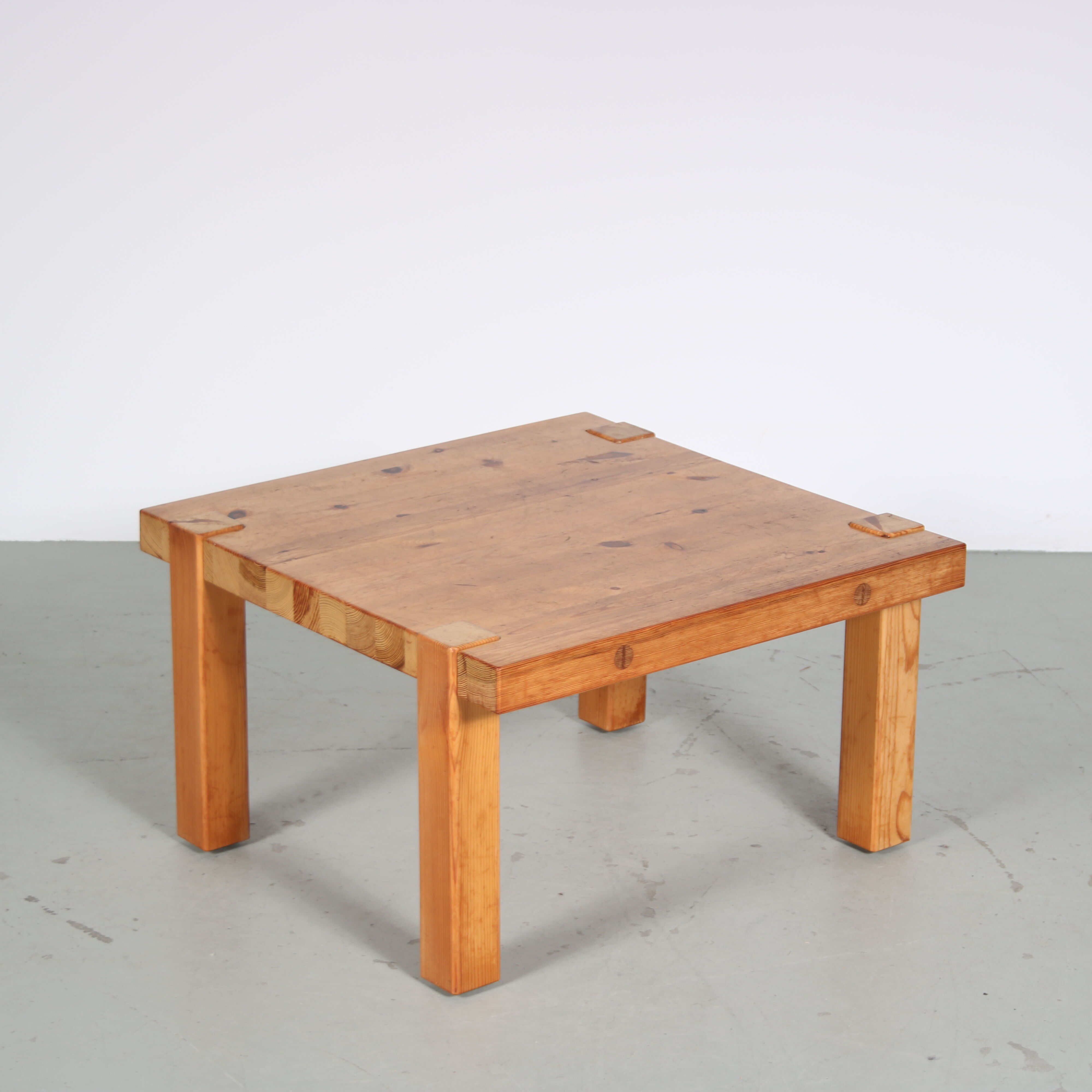 1970s Pine Coffee Table