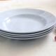 Set of 4 Moulin des Loups soup plates, vintage French, rustic