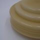 Yellow glass lampshade
