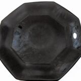 6 black Arcoroc "Octime" dinner plates (set 2)