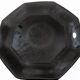 6 black Arcoroc "Octime" dinner plates (set 2)