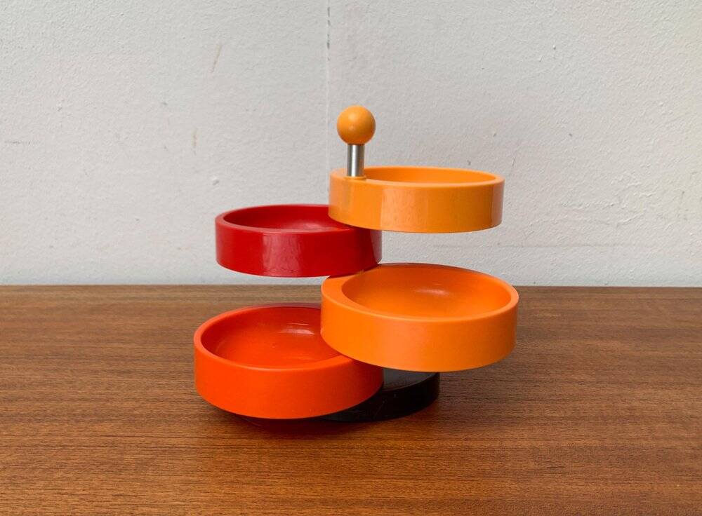 Extendable space-age pivoting bowls from the mid-century by Emsa, 1960s, set of 2.