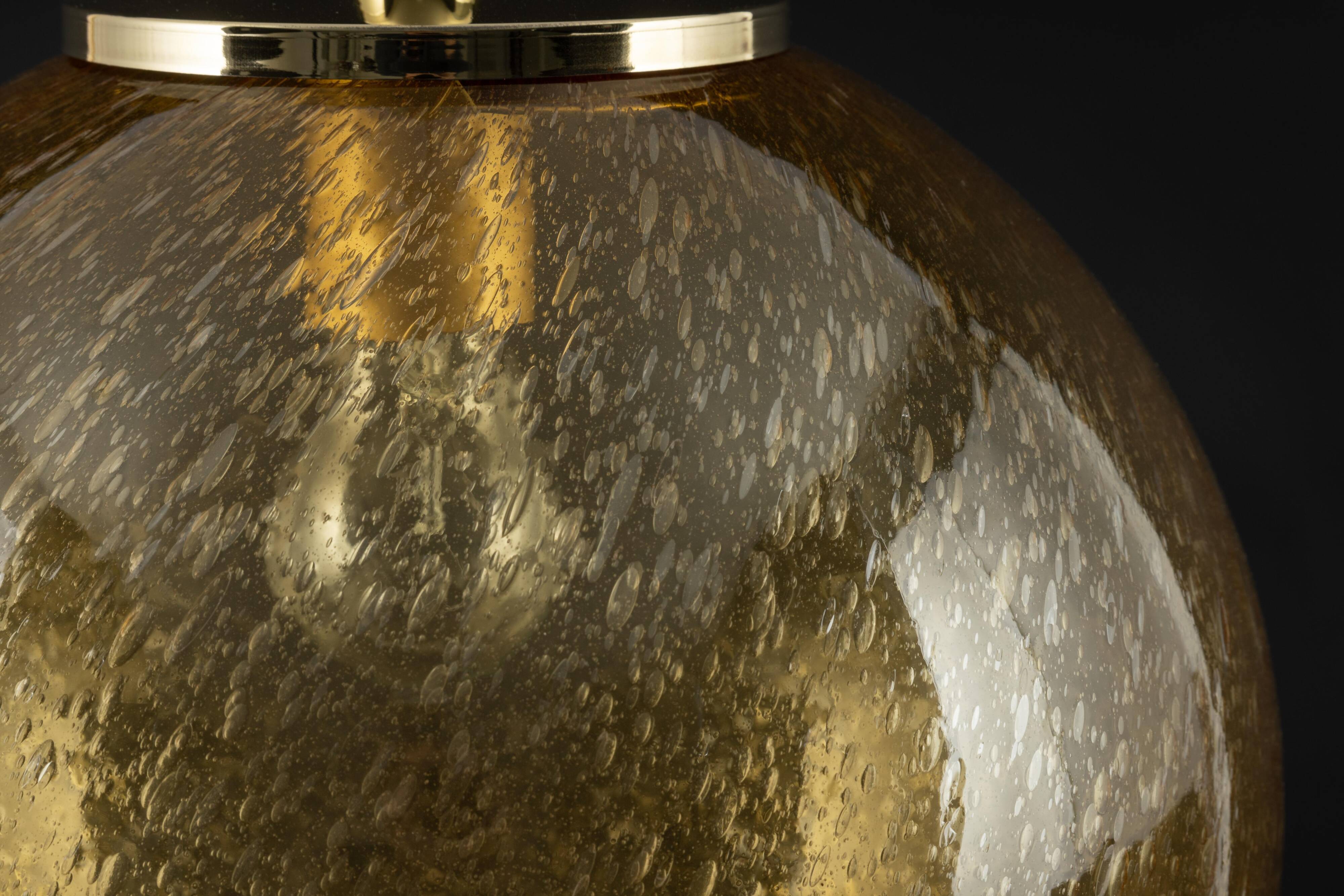 Murano ball pendant light by Doria, Germany, 1970s