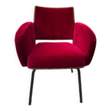 Velvet armchair