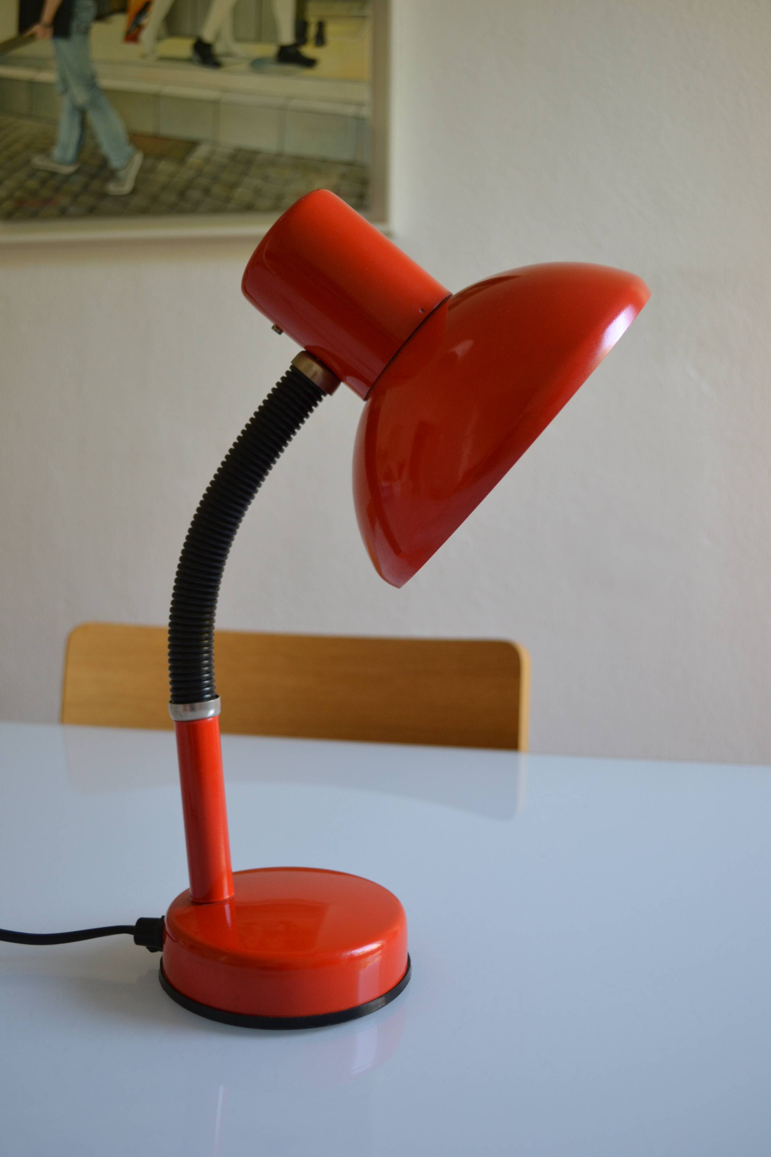 Vintage orange lamp Kema Keur