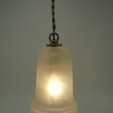 Suspension with floral decoration