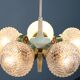 1970s Glass Chandelier by Instala Decin, Czechoslovakia