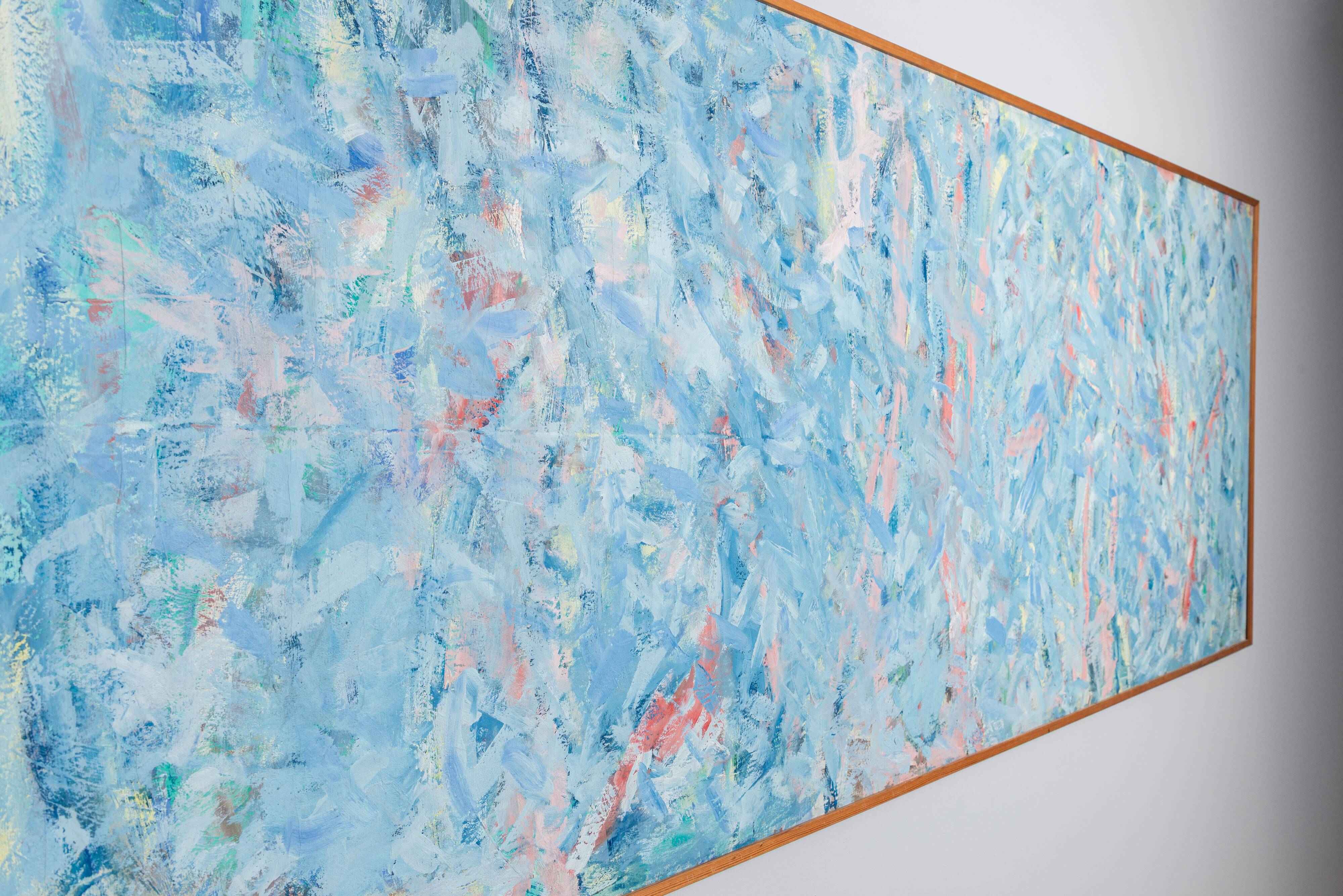 Unique extra large abstract painting
