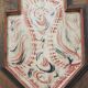 Painted Folk Art Bridal Cupboard