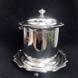 Victorian silver-plated biscuit tin