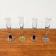 German Champagne Glasses by Regina Kaufmann for Glashagen Hütte, Set of 4