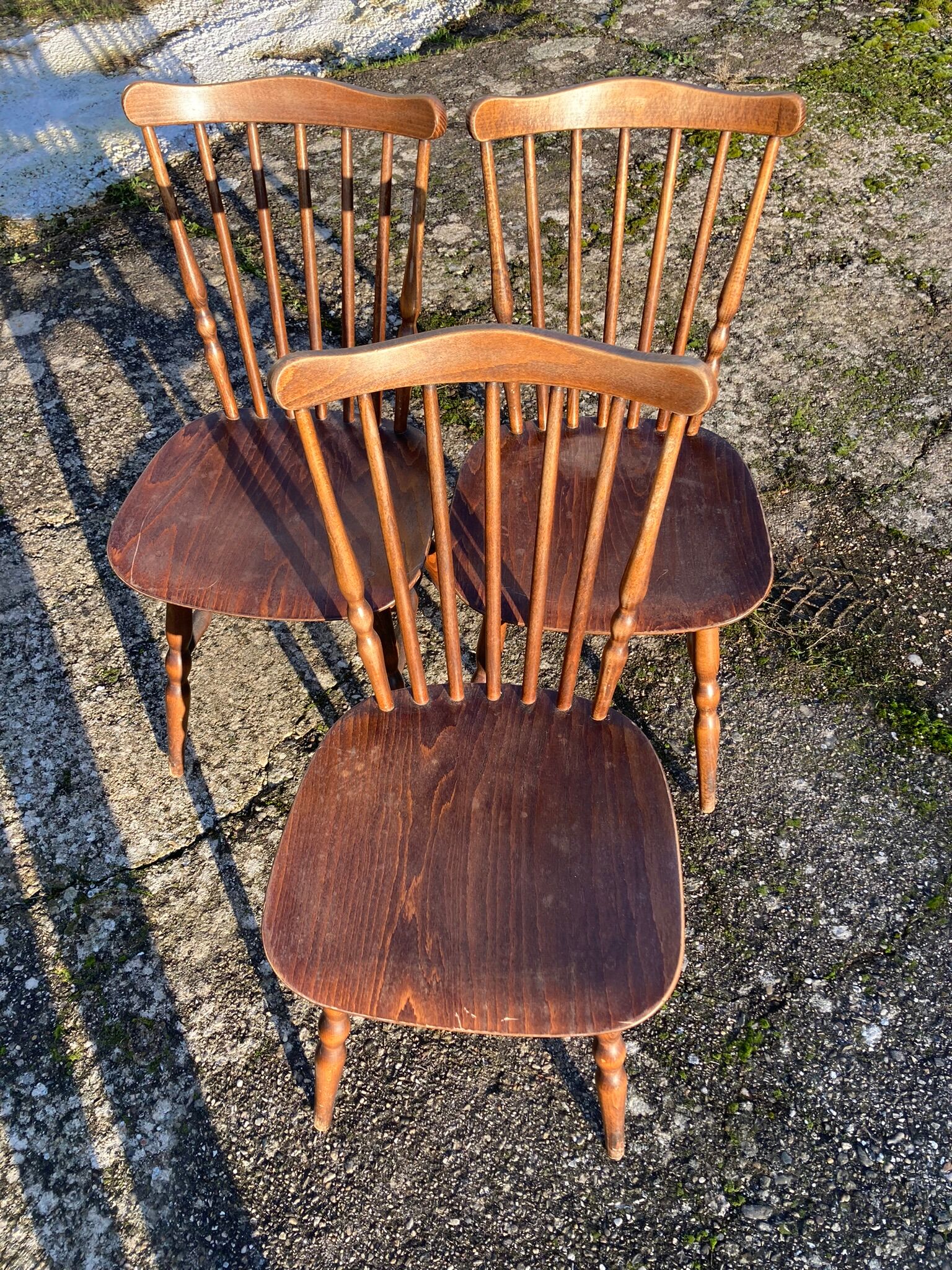 3 Baumann minuet chairs