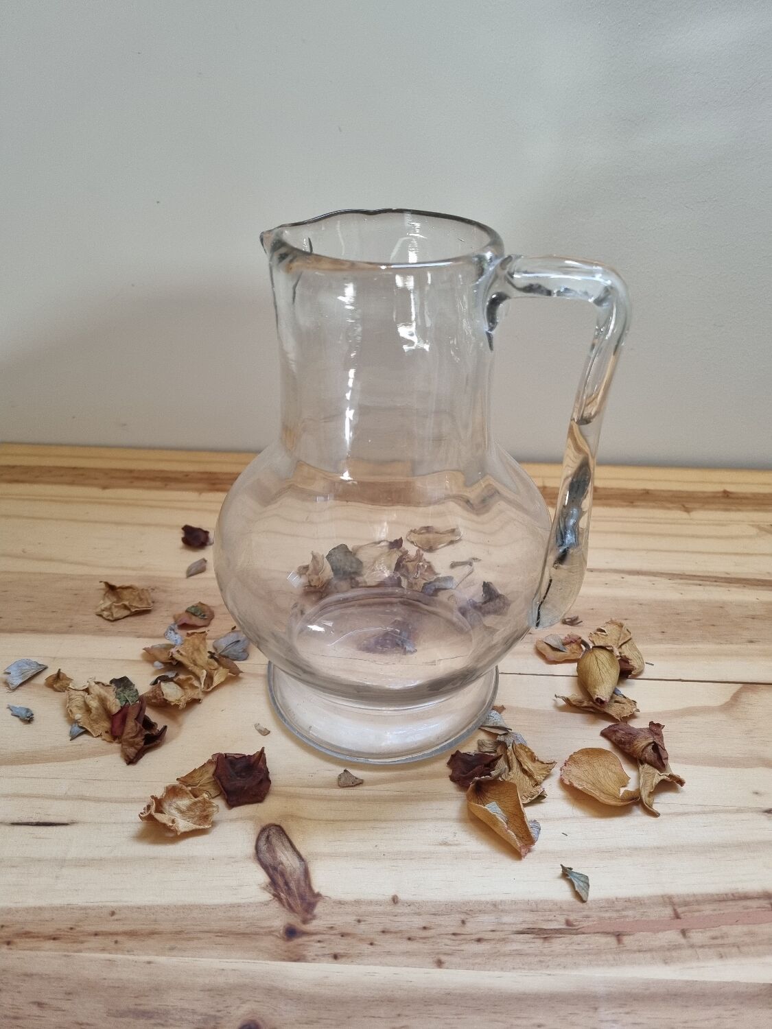 Vintage blown glass carafe