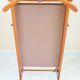 Wooden valet, signed Fratelli Reguitti, 60s, on wheels