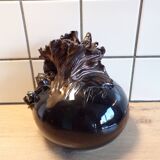 Ball vase signed JJ Barbier