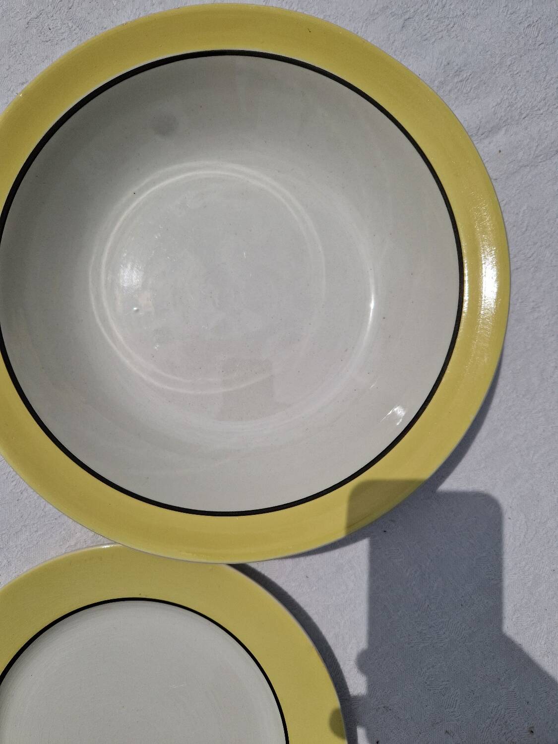 Set of 7 Flat Plates Plus 2 Dishes Ingrid Sarreguemines Digoin Model