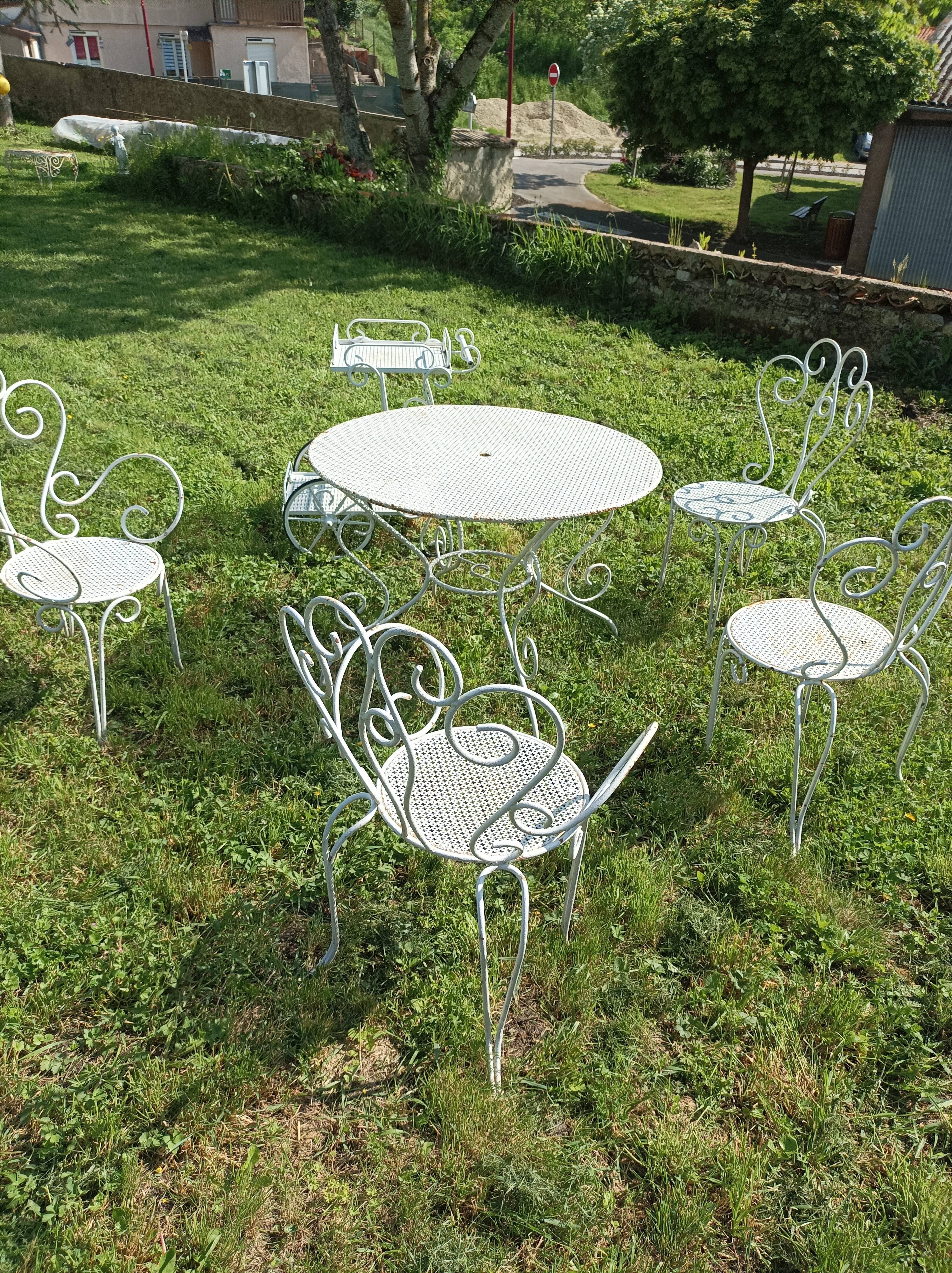 Vintage garden furniture 6 pieces