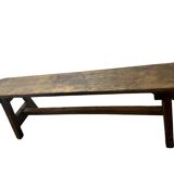 Vintage solid wood sofa / dining bench