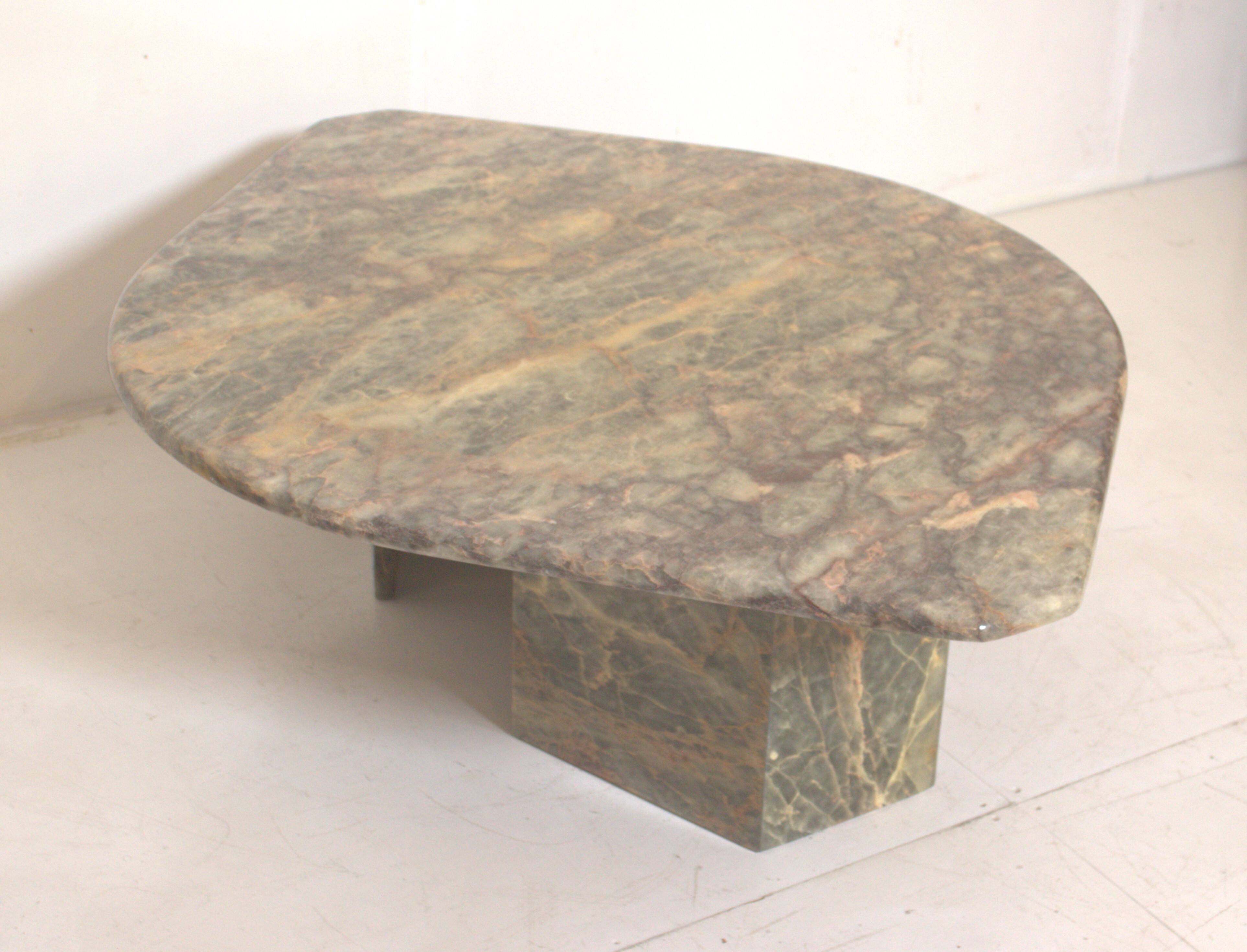 Vintage Italian Onyx Coffee Table from the 1970s