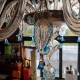 Lustre en verre de Murano