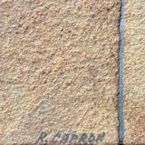 Capron oval herbarium coffee table