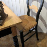 Bureau en noyer avec sa chaise