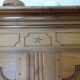 magnificent two-body buffet from the 18th century in walnut – an exceptional antique piece