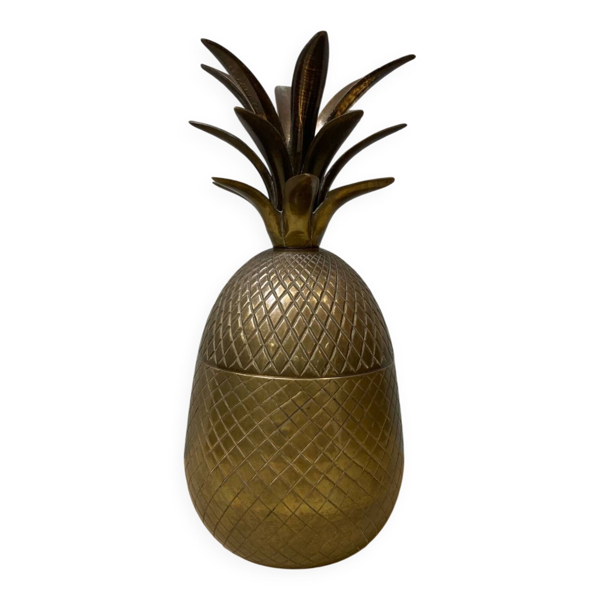 Brass Pineapple Ice Bucket