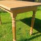 Table de ferme pieds tournés