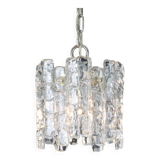 Murano Glass Ice Pendant by Kalmar, Austria, 1960s